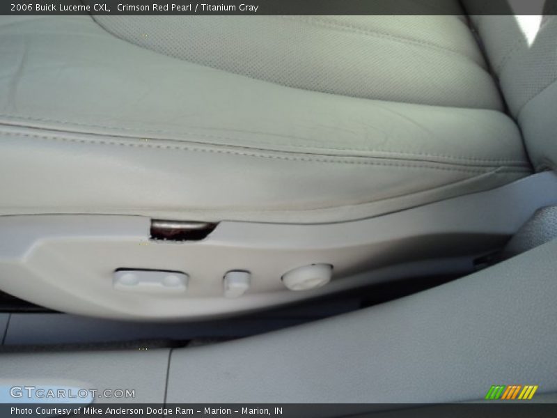 Crimson Red Pearl / Titanium Gray 2006 Buick Lucerne CXL