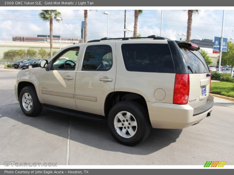 Gold Mist Metallic / Light Tan 2009 GMC Yukon SLE