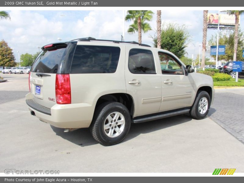 Gold Mist Metallic / Light Tan 2009 GMC Yukon SLE