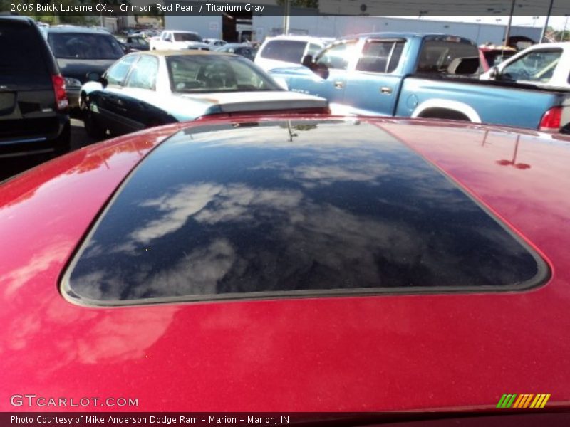 Crimson Red Pearl / Titanium Gray 2006 Buick Lucerne CXL