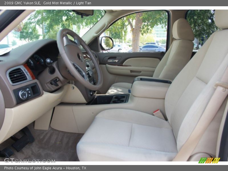 Gold Mist Metallic / Light Tan 2009 GMC Yukon SLE