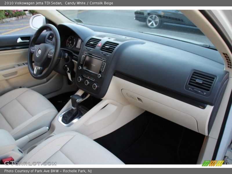 Candy White / Cornsilk Beige 2010 Volkswagen Jetta TDI Sedan