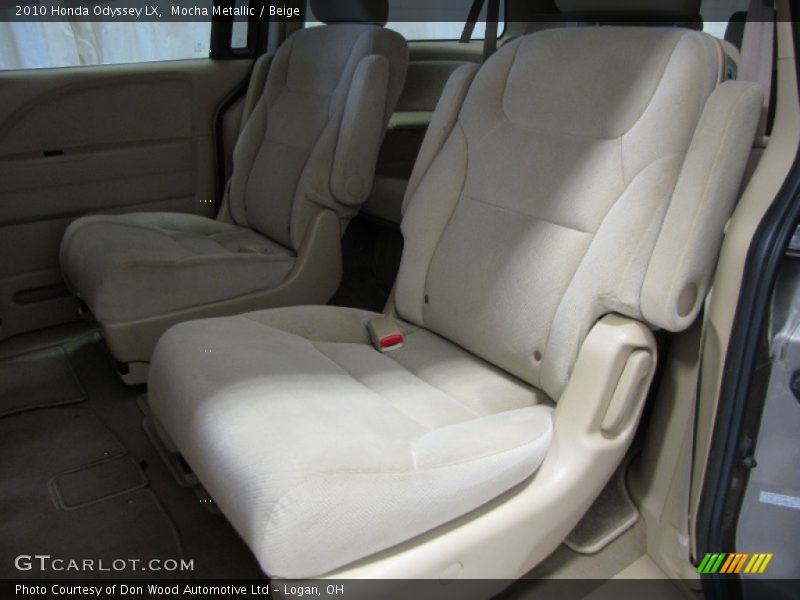 Rear Seat of 2010 Odyssey LX