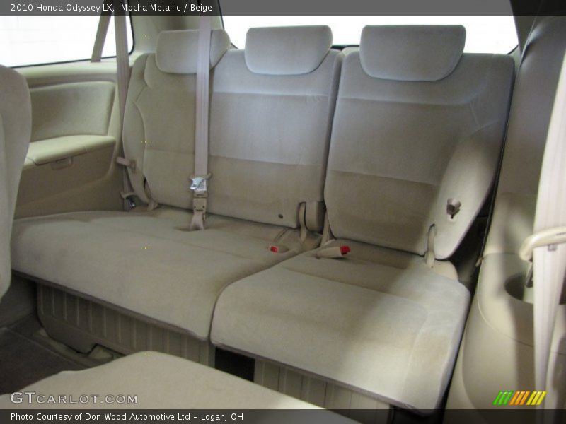 Rear Seat of 2010 Odyssey LX