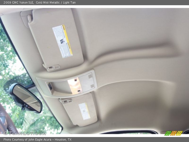 Gold Mist Metallic / Light Tan 2009 GMC Yukon SLE