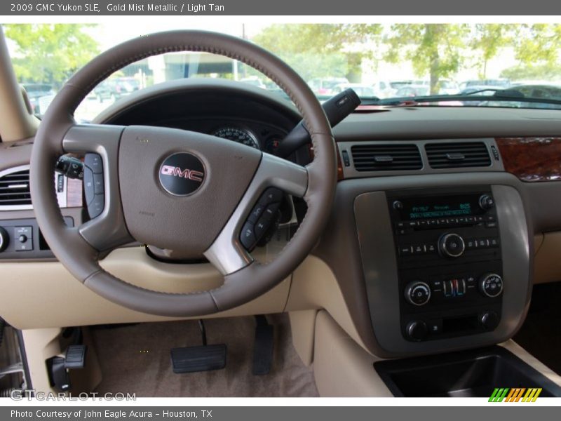 Gold Mist Metallic / Light Tan 2009 GMC Yukon SLE