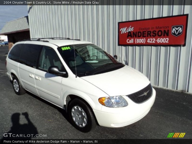 Stone White / Medium Slate Gray 2004 Chrysler Town & Country LX