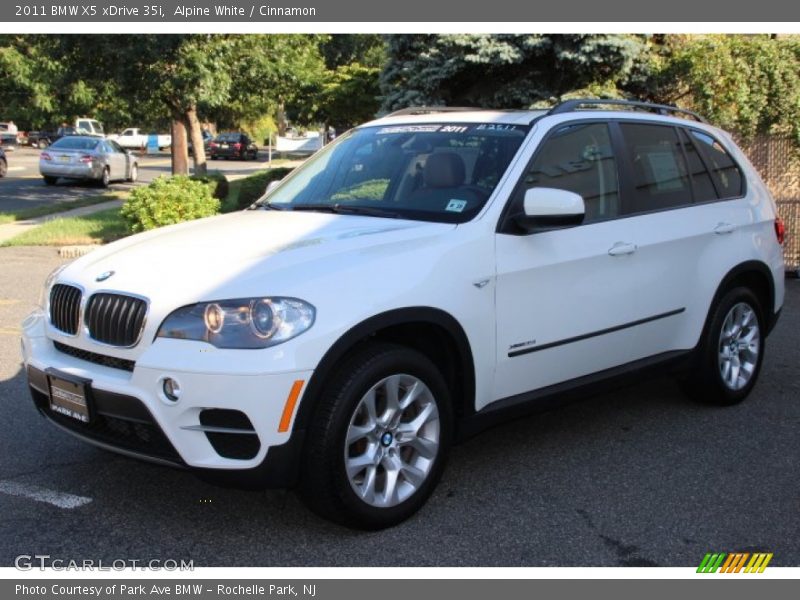 Alpine White / Cinnamon 2011 BMW X5 xDrive 35i