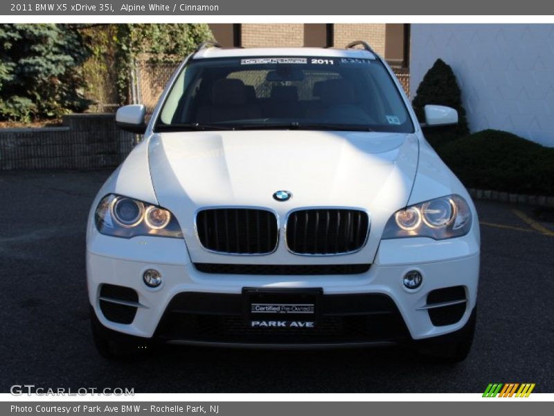 Alpine White / Cinnamon 2011 BMW X5 xDrive 35i