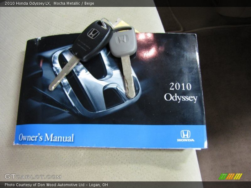 Books/Manuals of 2010 Odyssey LX