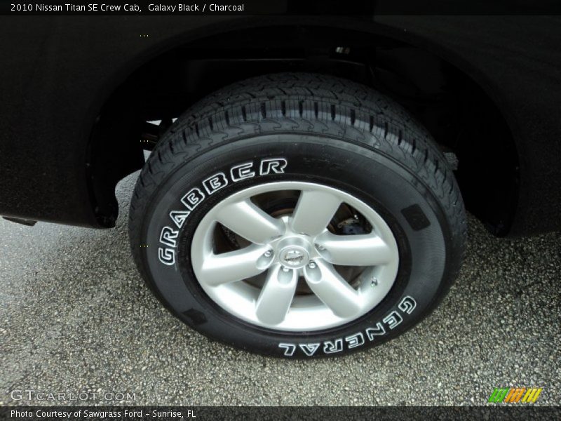 Galaxy Black / Charcoal 2010 Nissan Titan SE Crew Cab