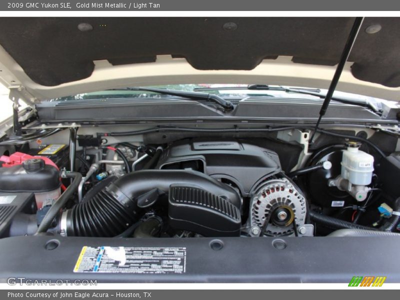Gold Mist Metallic / Light Tan 2009 GMC Yukon SLE