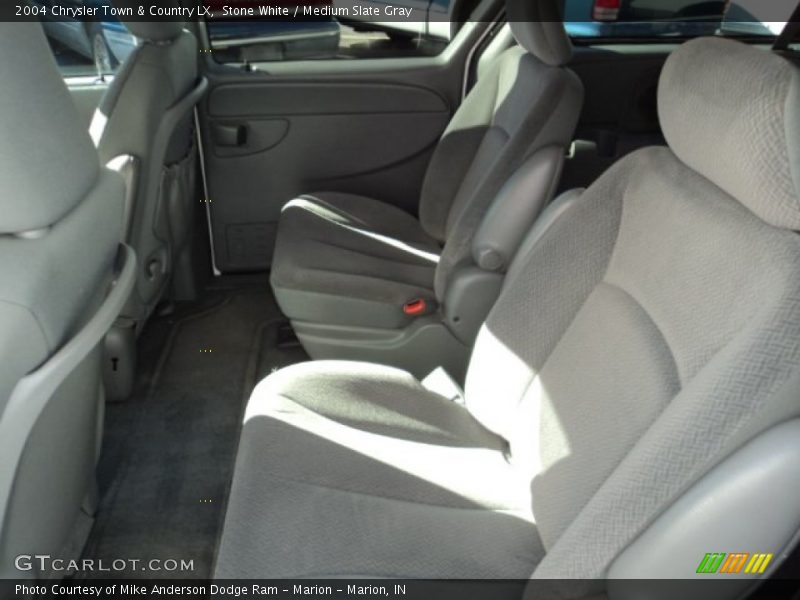 Stone White / Medium Slate Gray 2004 Chrysler Town & Country LX