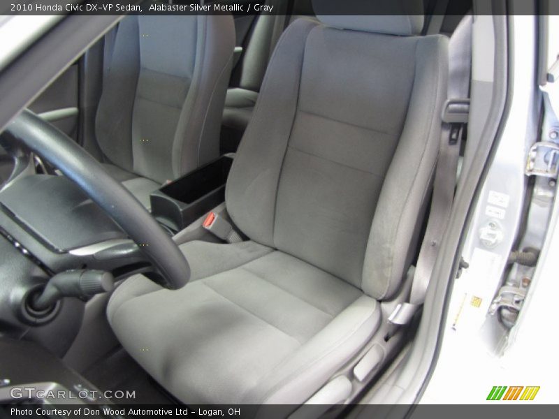 Alabaster Silver Metallic / Gray 2010 Honda Civic DX-VP Sedan