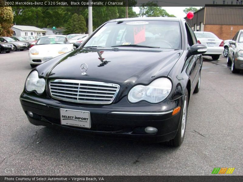 Black Opal Metallic / Charcoal 2002 Mercedes-Benz C 320 Sedan