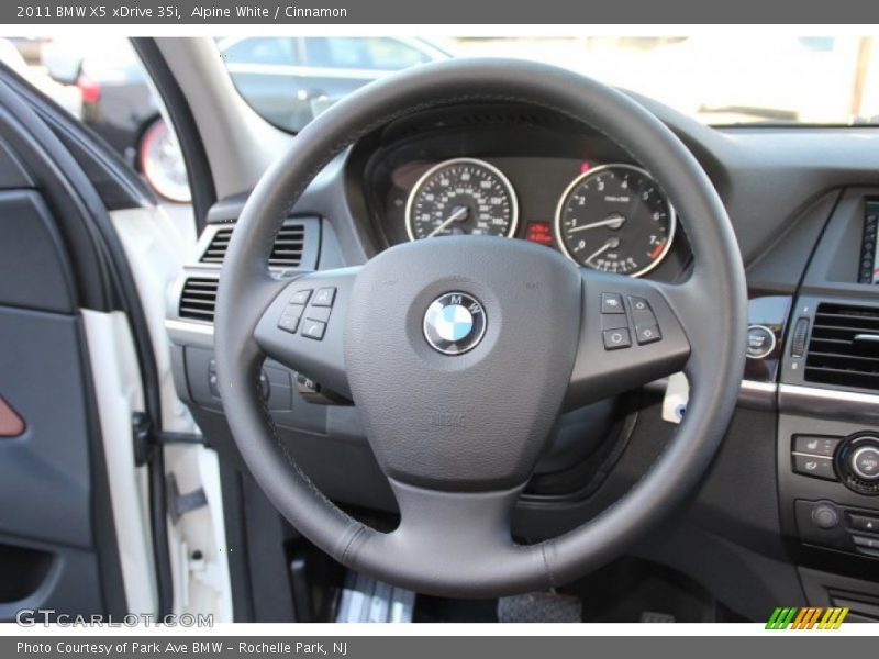 Alpine White / Cinnamon 2011 BMW X5 xDrive 35i