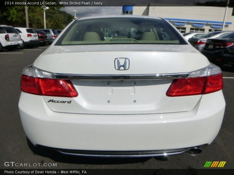 White Orchid Pearl / Ivory 2014 Honda Accord LX Sedan