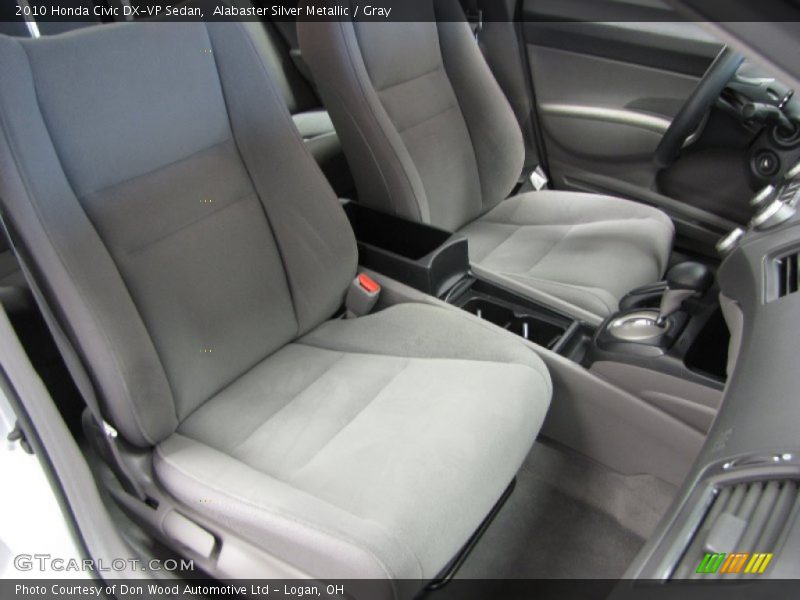 Alabaster Silver Metallic / Gray 2010 Honda Civic DX-VP Sedan