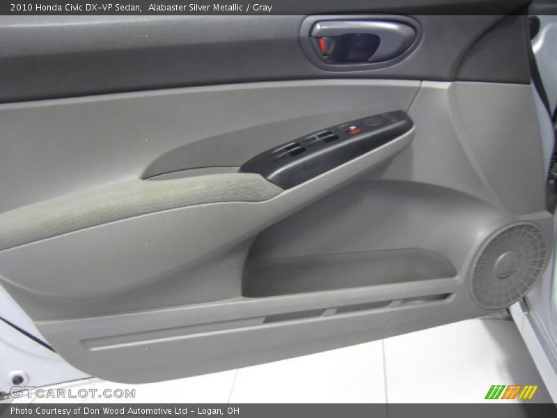 Alabaster Silver Metallic / Gray 2010 Honda Civic DX-VP Sedan