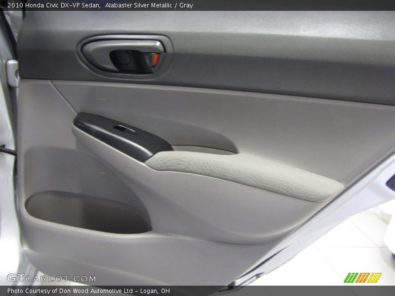 Alabaster Silver Metallic / Gray 2010 Honda Civic DX-VP Sedan