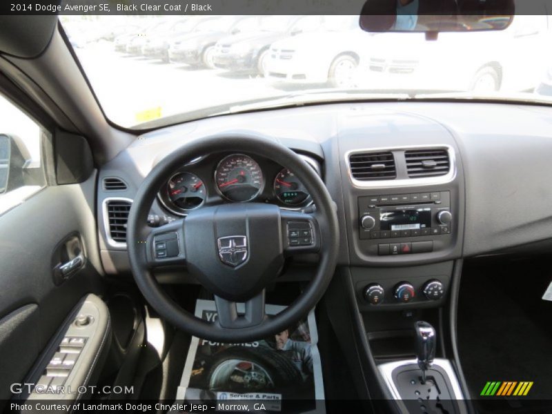 Black Clear Coat / Black 2014 Dodge Avenger SE