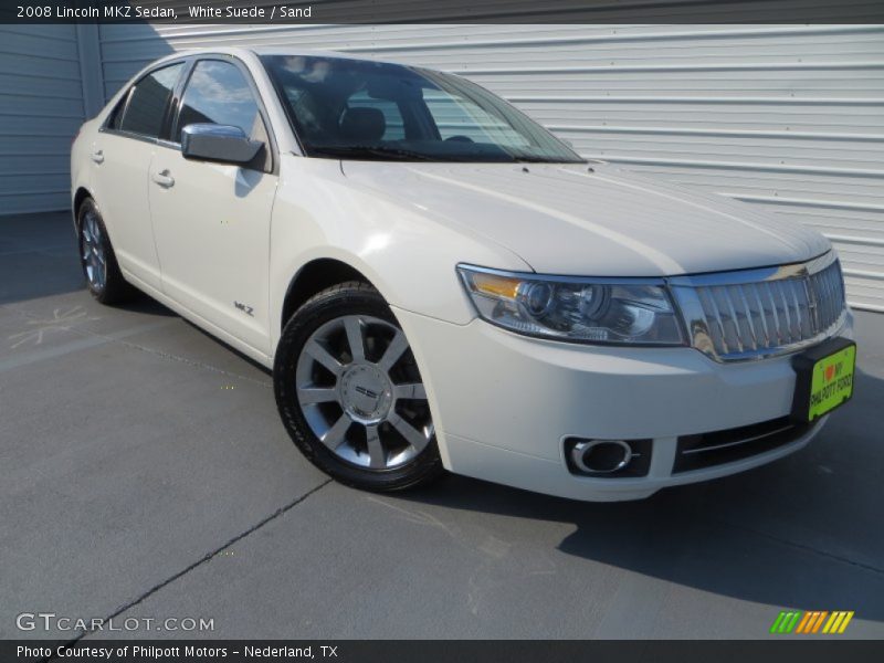 White Suede / Sand 2008 Lincoln MKZ Sedan
