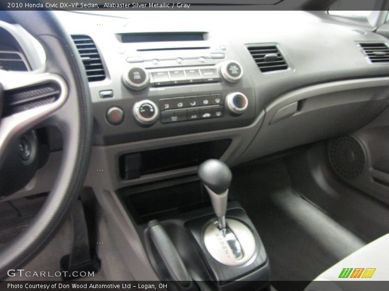 Alabaster Silver Metallic / Gray 2010 Honda Civic DX-VP Sedan