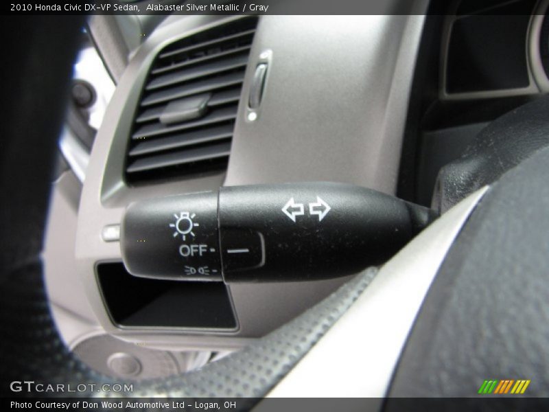 Alabaster Silver Metallic / Gray 2010 Honda Civic DX-VP Sedan