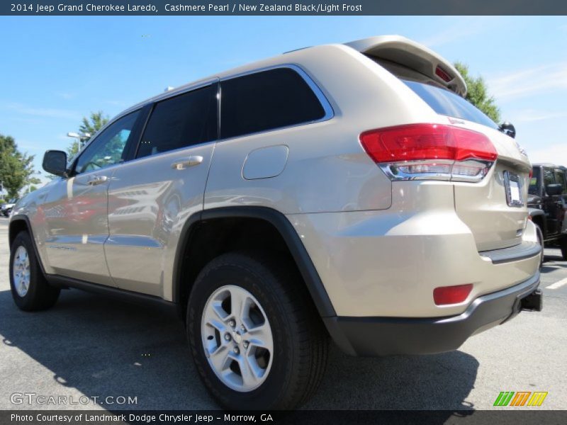 Cashmere Pearl / New Zealand Black/Light Frost 2014 Jeep Grand Cherokee Laredo