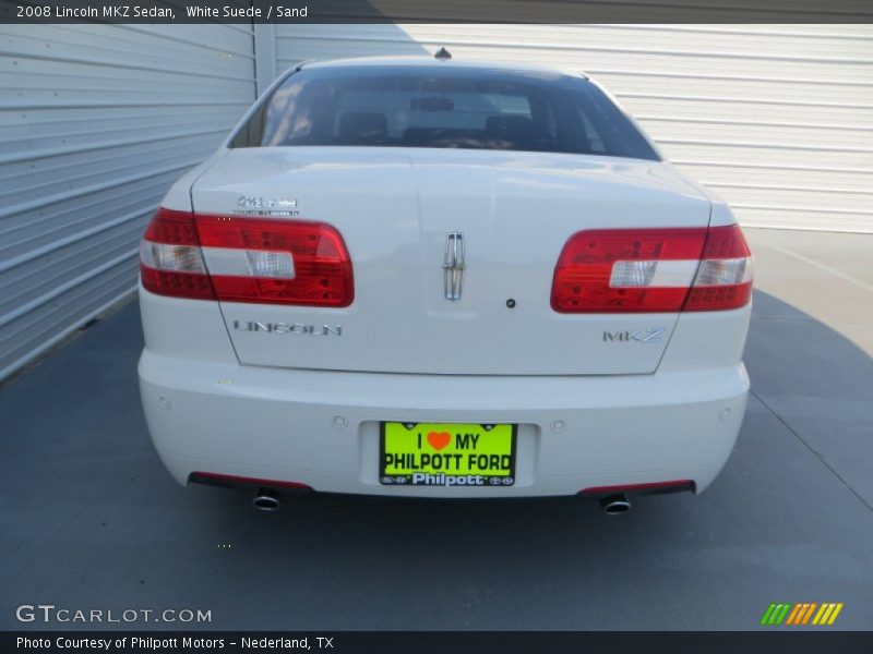 White Suede / Sand 2008 Lincoln MKZ Sedan