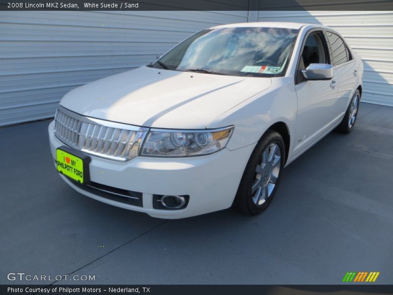 White Suede / Sand 2008 Lincoln MKZ Sedan