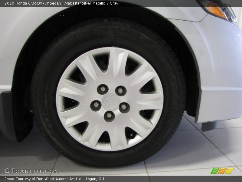 Alabaster Silver Metallic / Gray 2010 Honda Civic DX-VP Sedan