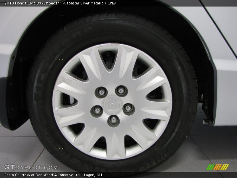Alabaster Silver Metallic / Gray 2010 Honda Civic DX-VP Sedan
