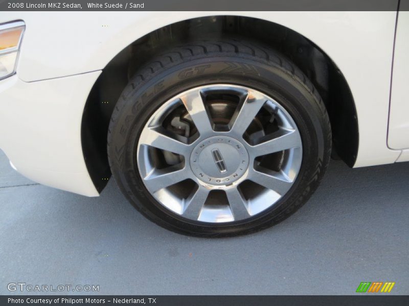 White Suede / Sand 2008 Lincoln MKZ Sedan