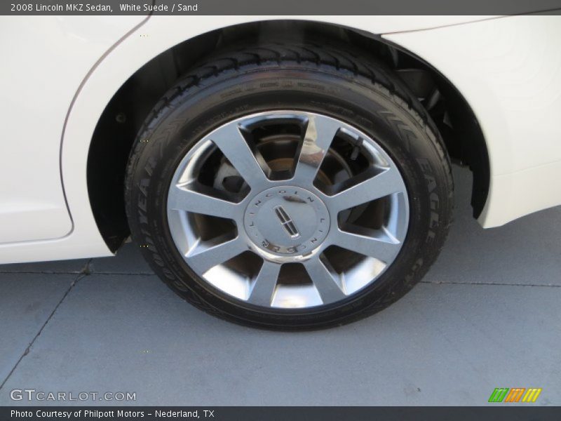 White Suede / Sand 2008 Lincoln MKZ Sedan