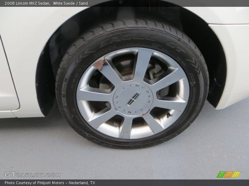 White Suede / Sand 2008 Lincoln MKZ Sedan