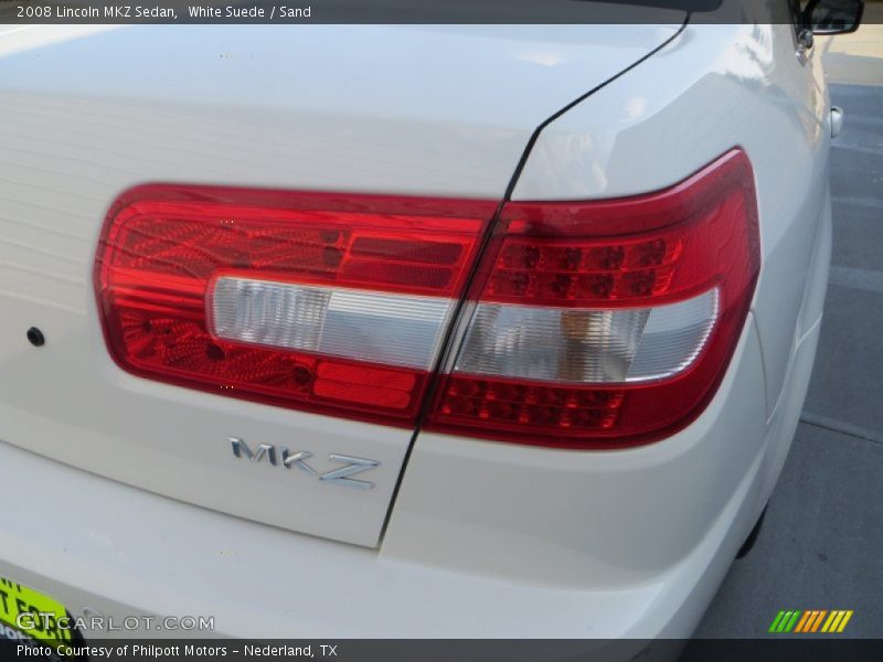 White Suede / Sand 2008 Lincoln MKZ Sedan