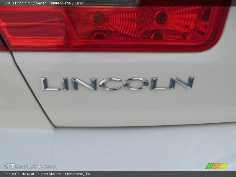 White Suede / Sand 2008 Lincoln MKZ Sedan