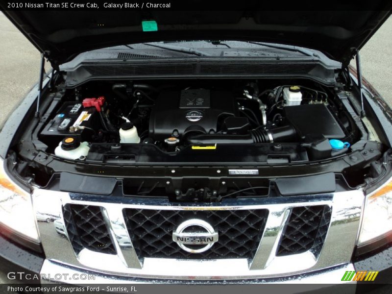 Galaxy Black / Charcoal 2010 Nissan Titan SE Crew Cab