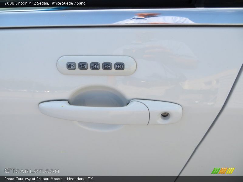 White Suede / Sand 2008 Lincoln MKZ Sedan