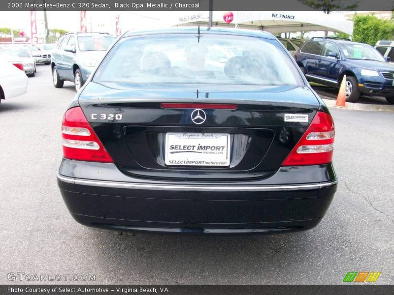 Black Opal Metallic / Charcoal 2002 Mercedes-Benz C 320 Sedan