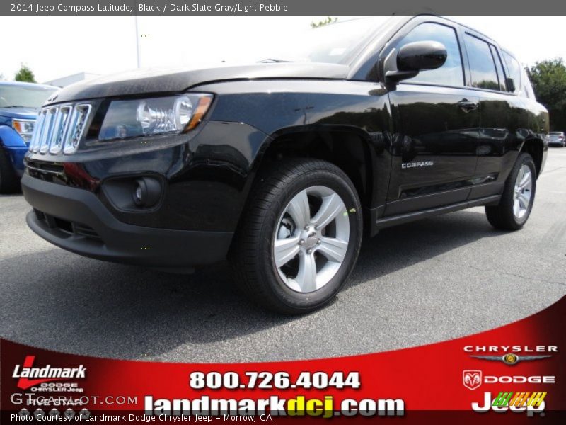 Black / Dark Slate Gray/Light Pebble 2014 Jeep Compass Latitude
