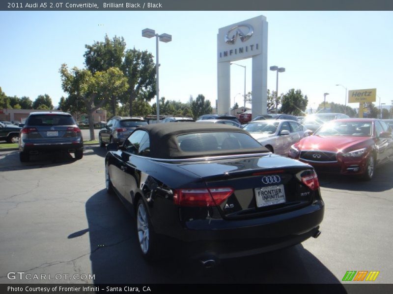 Brilliant Black / Black 2011 Audi A5 2.0T Convertible