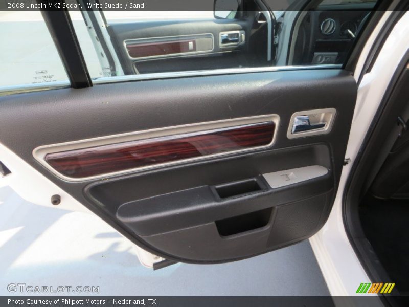 White Suede / Sand 2008 Lincoln MKZ Sedan