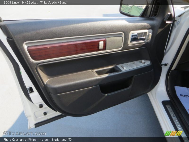 White Suede / Sand 2008 Lincoln MKZ Sedan