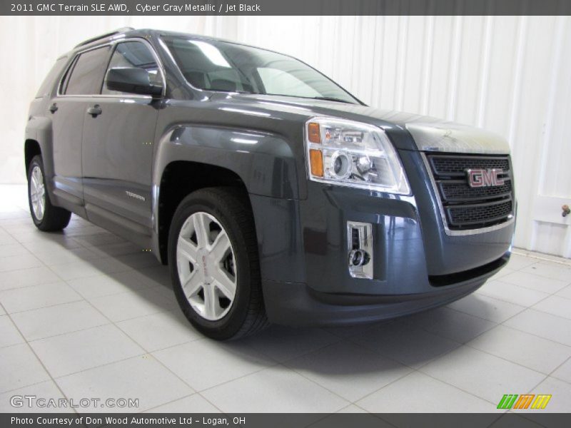 Cyber Gray Metallic / Jet Black 2011 GMC Terrain SLE AWD