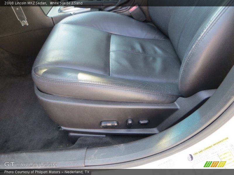 White Suede / Sand 2008 Lincoln MKZ Sedan