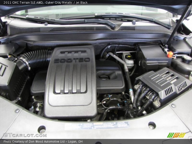 Cyber Gray Metallic / Jet Black 2011 GMC Terrain SLE AWD