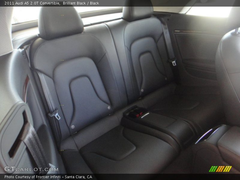 Rear Seat of 2011 A5 2.0T Convertible