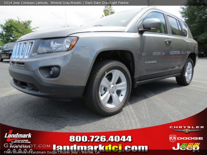 Mineral Gray Metallic / Dark Slate Gray/Light Pebble 2014 Jeep Compass Latitude